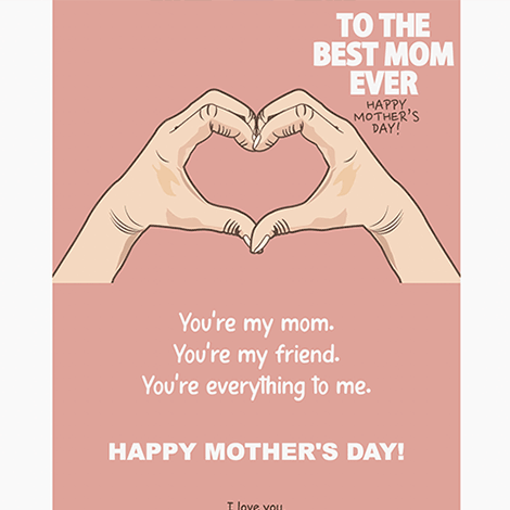 Heart Hands Mother's Day eCard